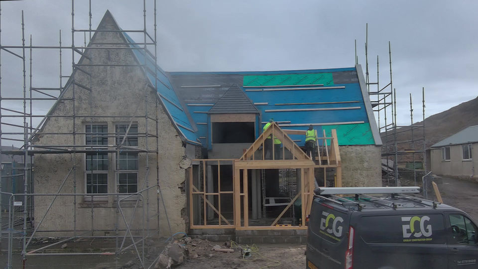 Eriskay Heritage Build Late March 2023